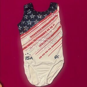 Team USA Gymnastics Leotard with Stars and Stripes